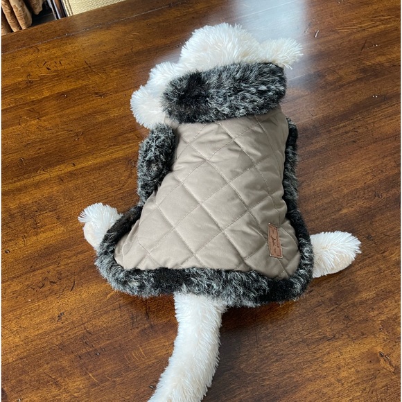 Dog Winter Jacket with Faux Fur - Picture 11 of 16